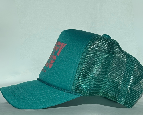 The Seaside Teal Trucker