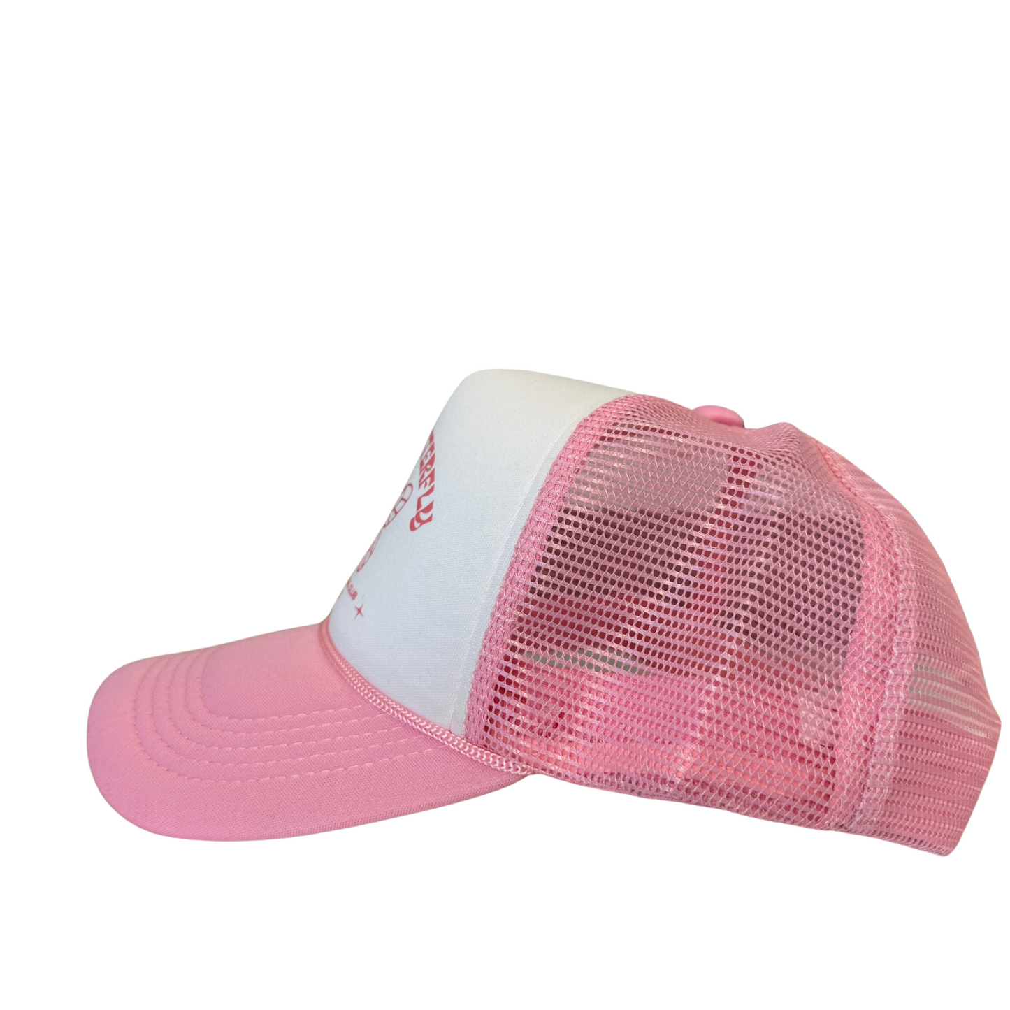Pink Social Butterfly Trucker hat