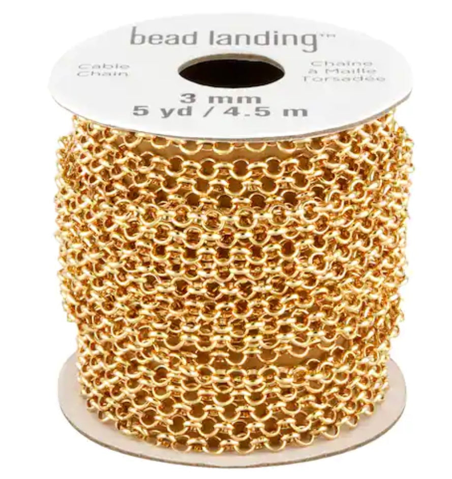 Gold Plated Cable Chain