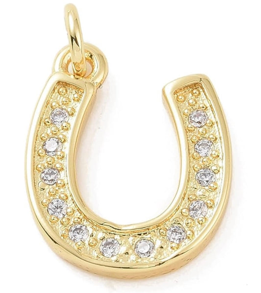 Horse Shoe 18k Real Gold Plated